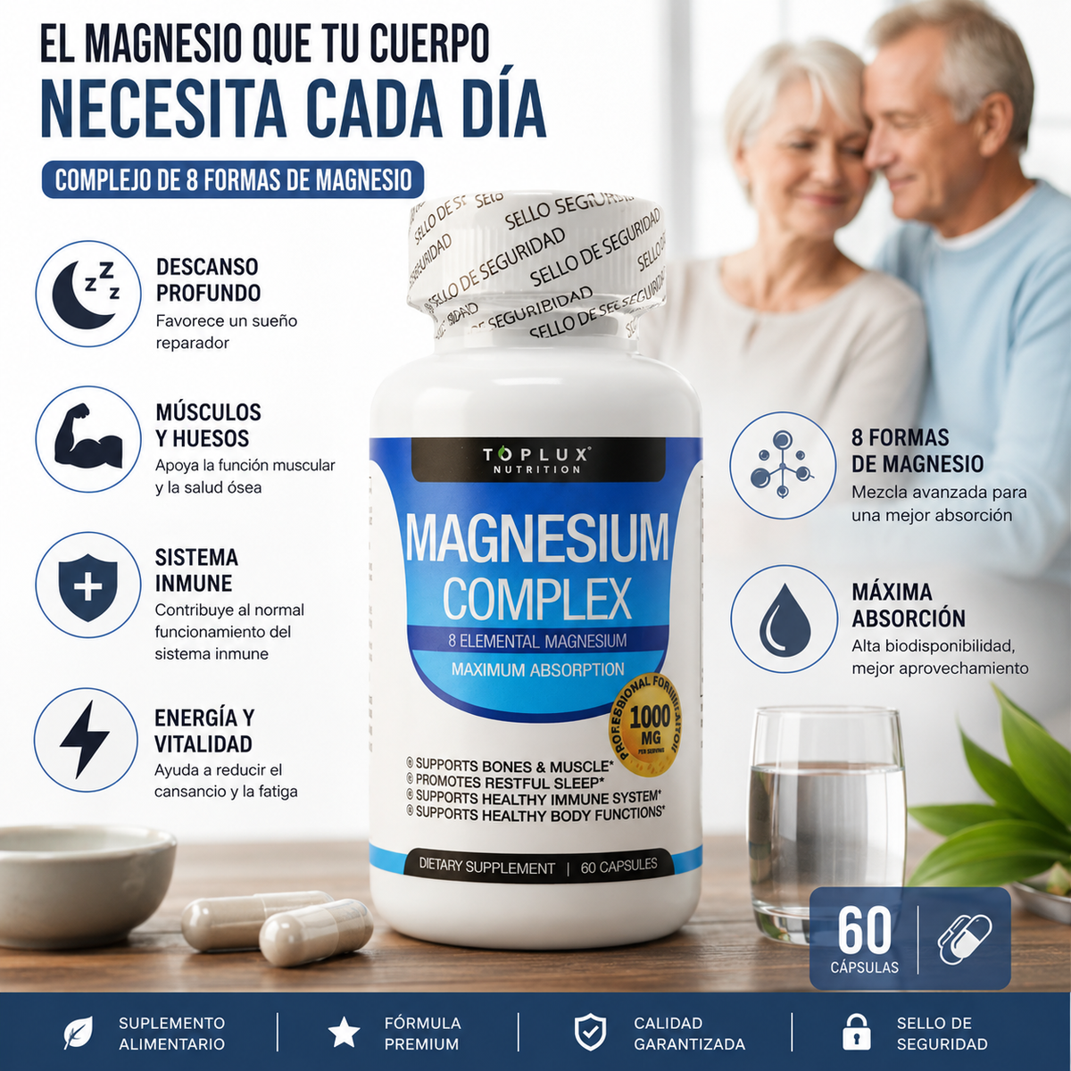 Magnesio Complex Ultra 8 en 1