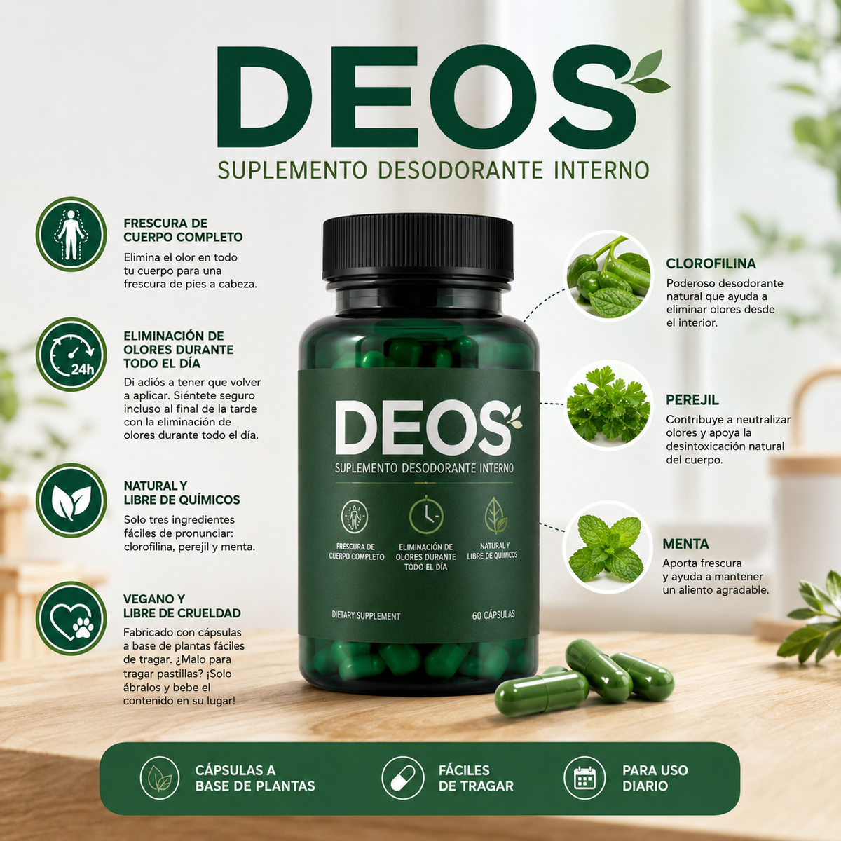 DEOS IN™ | Desodorante Interno